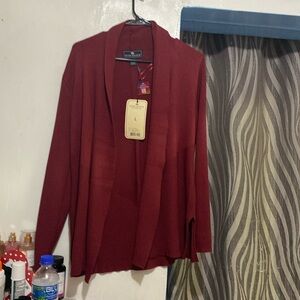 Burgundy Sweater Size Large NWT
